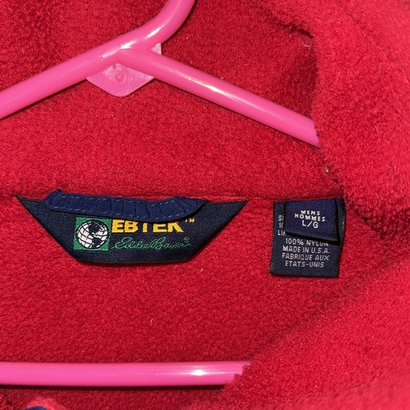 Vintage Eddie Bauer EBTEK Full Zip Fleece Jacket Mens Size Large Made in USA - Picture 5 of 10